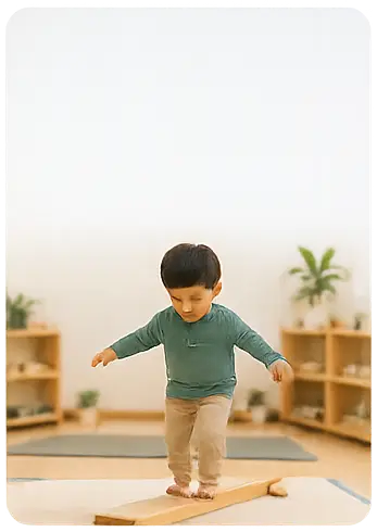 Primary Montessori learning activity